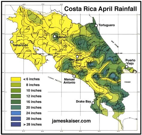 costa rica weather in april